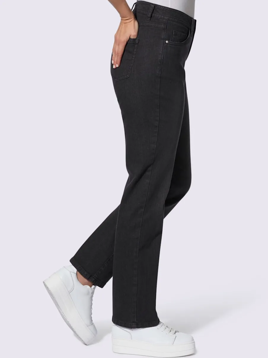 Jean à 5 poches légères en coton extensible indéformable