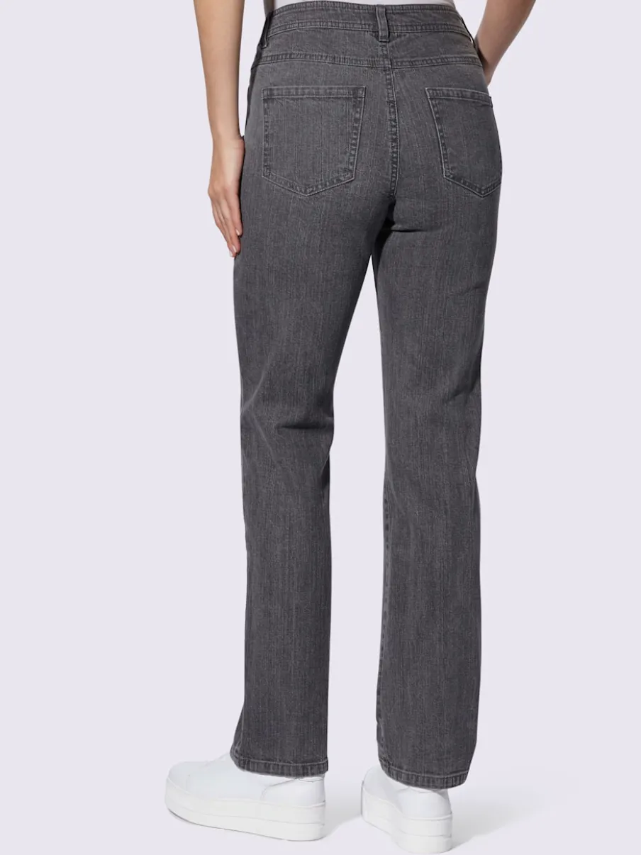 Jean à 5 poches légères en coton extensible indéformable
