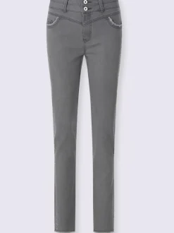 Jean 5 poches mélange coton et lyocell de qualité