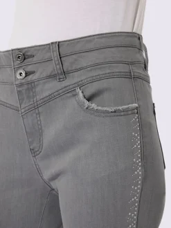 Jean 5 poches mélange coton et lyocell de qualité