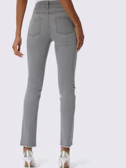 Jean 5 poches mélange coton et lyocell de qualité