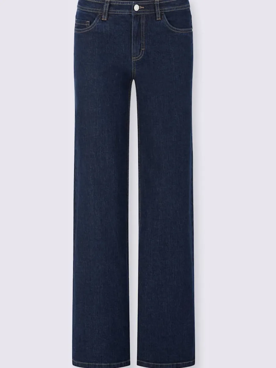 Jean 5 poches qualité coton extensible indéformable
