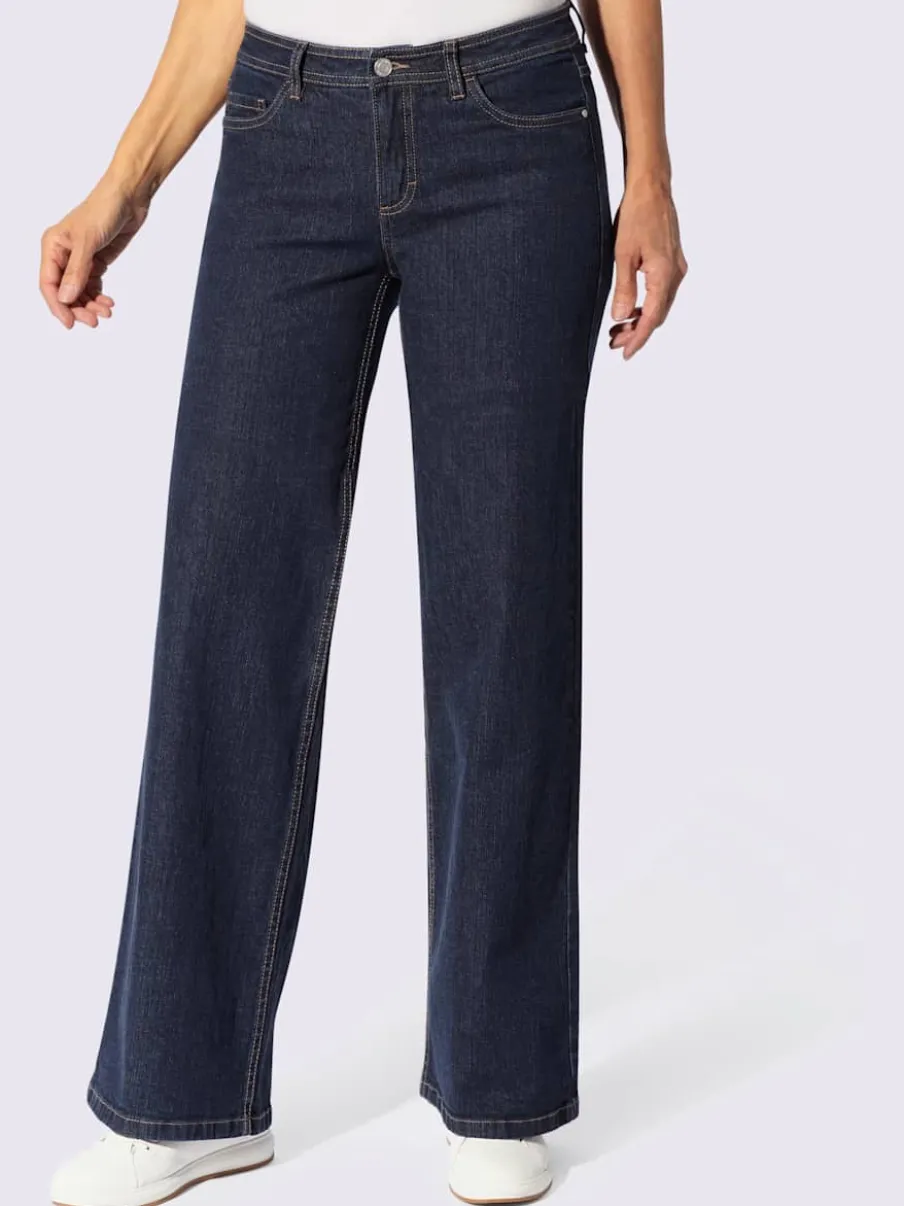 Jean 5 poches qualité coton extensible indéformable