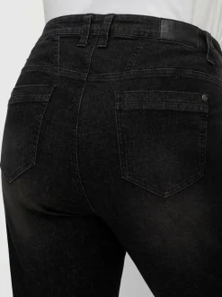 Jean 5 poches taille étroite, fesses et cuisses fortes