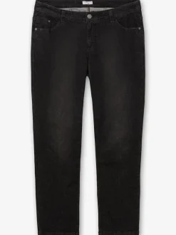 Jean 5 poches taille étroite, fesses et cuisses fortes