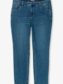 Jean 5 poches taille étroite, fesses et cuisses fortes