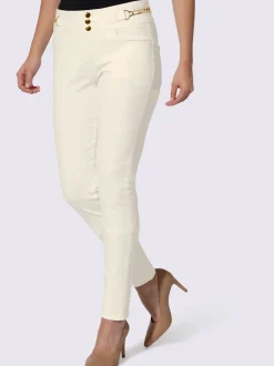 Jean push-up jolis détails chaînes