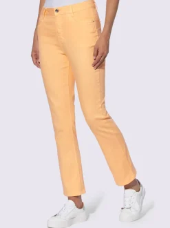 Jean push-up taille haute moderne avec effet extensible