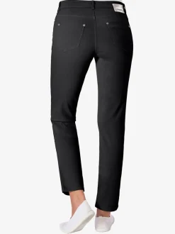 Jean skinny avec quatre poches et rivets décoratifs