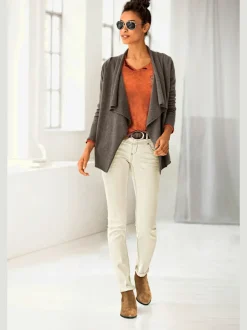 Jean skinny coupe skinny à poches fendues élastique slim