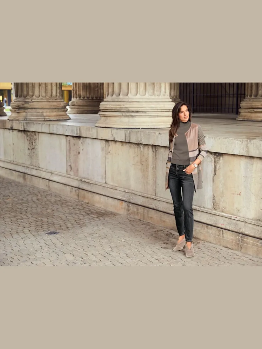 Jean skinny coupe skinny à poches fendues élastique slim