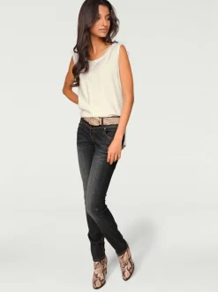 Jean skinny coupe skinny à poches fendues élastique slim