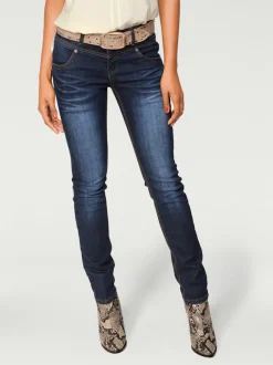 Jean skinny coupe skinny à poches fendues élastique slim