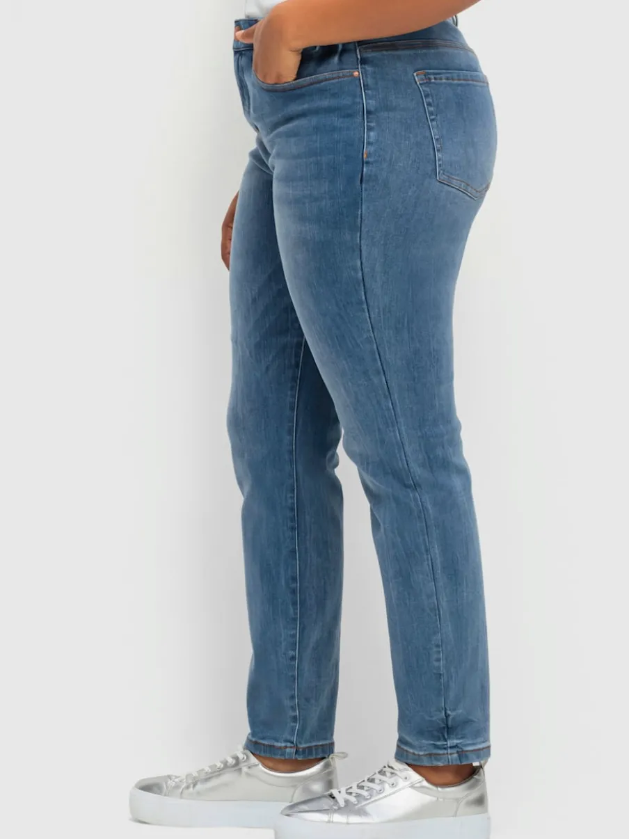 Jean skinny délavé tendance