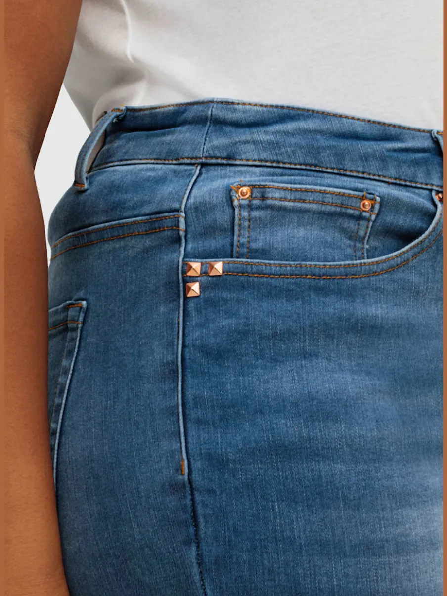 Jean skinny délavé tendance