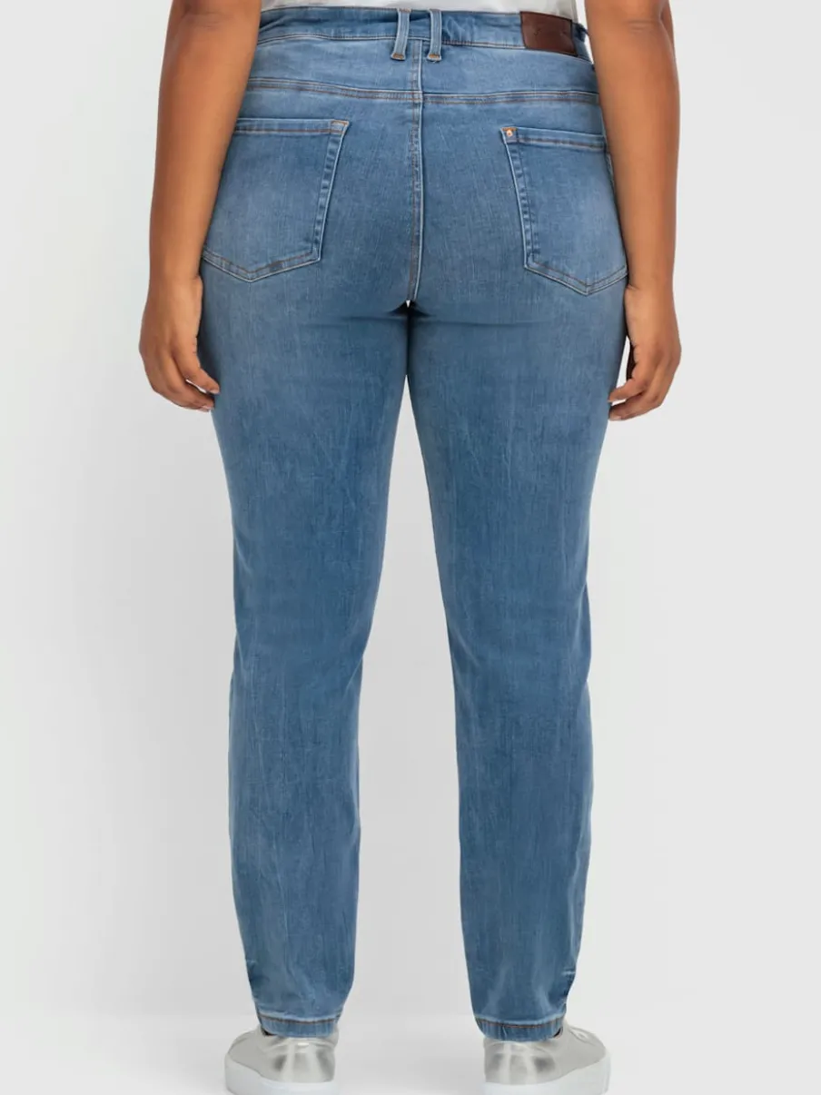 Jean skinny délavé tendance