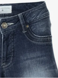 Jean skinny effet ventre plat avec matière élastique