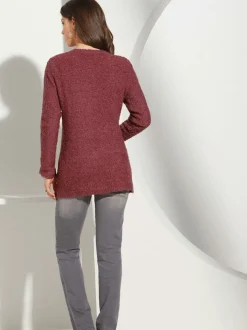 Jean skinny en coton à poches ornées et zips