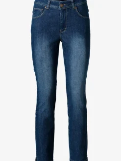 Jean 7/8 slim fit avec effets ventre plat idéalement ajusté