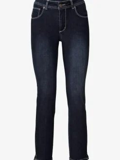 Jean 7/8 slim fit avec effets ventre plat idéalement ajusté