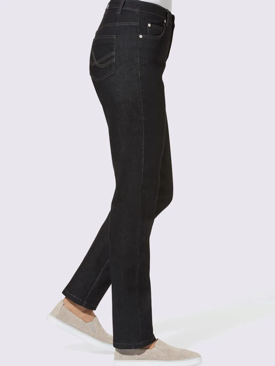 Jean slim 5 poches avec rivets décoratifs devant