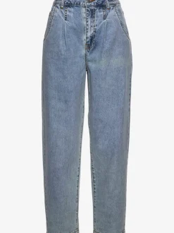 Jeans relax-fit avec poches latérales en coton