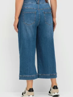 Jean 7/8 taille étroite et cuisses fortes