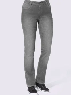 Jean thermique avec doublure douce et ceinture gainante
