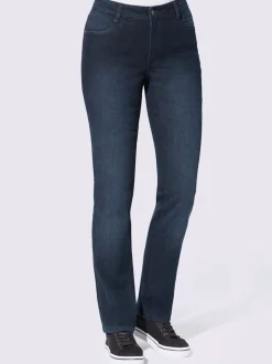 Jean thermique avec doublure douce et ceinture gainante