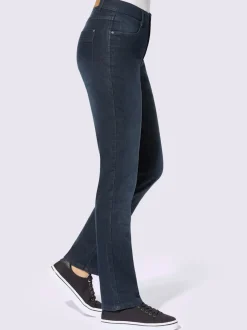 Jean thermique avec doublure douce et ceinture gainante