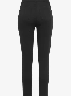 Jegging 7/8 coupe étroite avec poches décoratives et denim élastique