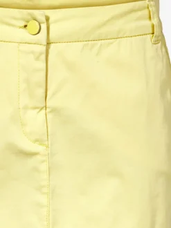 Jupe chino moderne droite en coton délavé stylisée