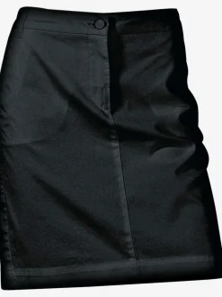 Jupe chino moderne droite en coton délavé stylisée