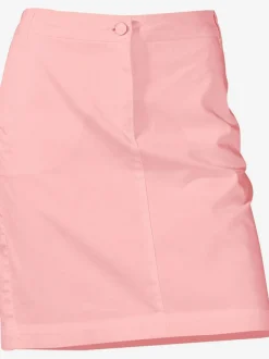 Jupe chino moderne droite en coton délavé stylisée