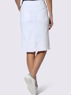 Jupe coton extensible confortable