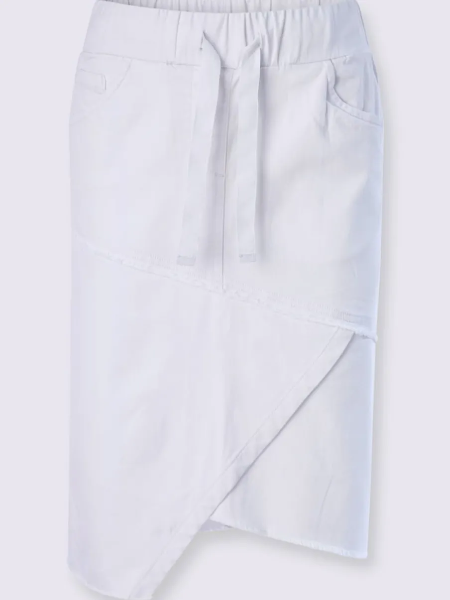 Jupe coton extensible confortable