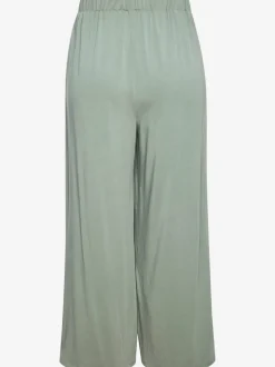 Jupe-culotte en jersey doux avec ceinture élastique et chevauchement