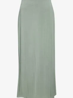 Jupe-culotte en jersey doux avec ceinture élastique et chevauchement