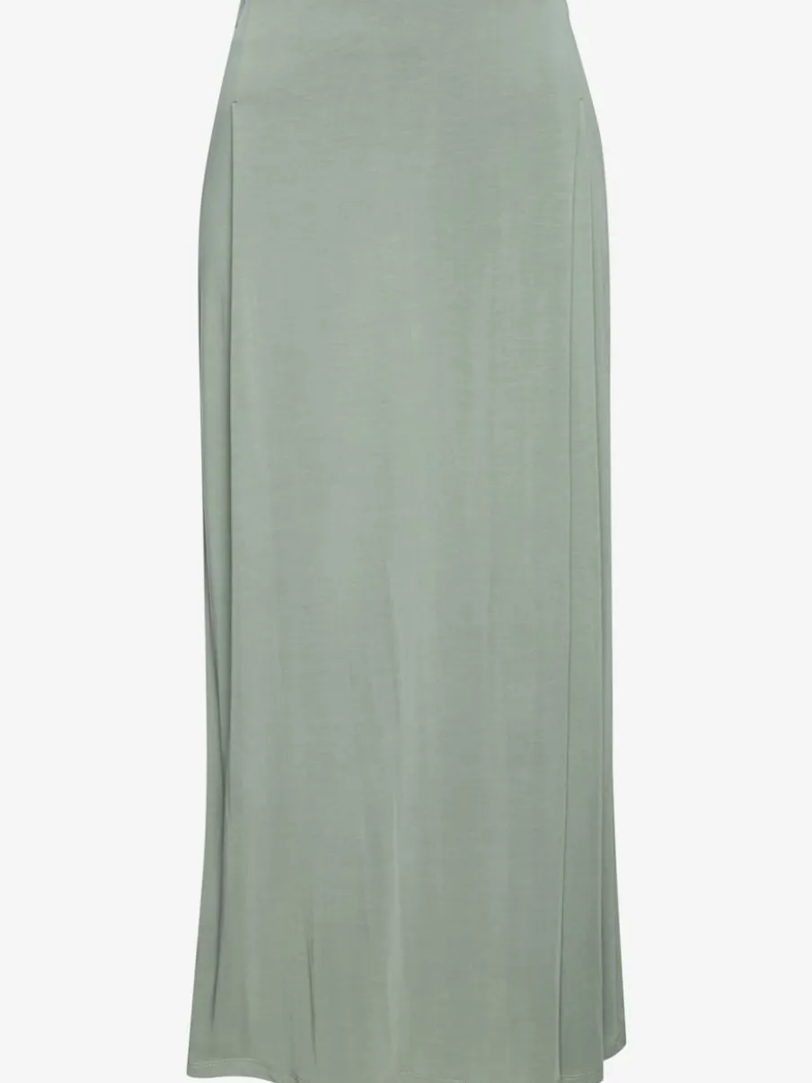 Jupe-culotte en jersey doux avec ceinture élastique et chevauchement