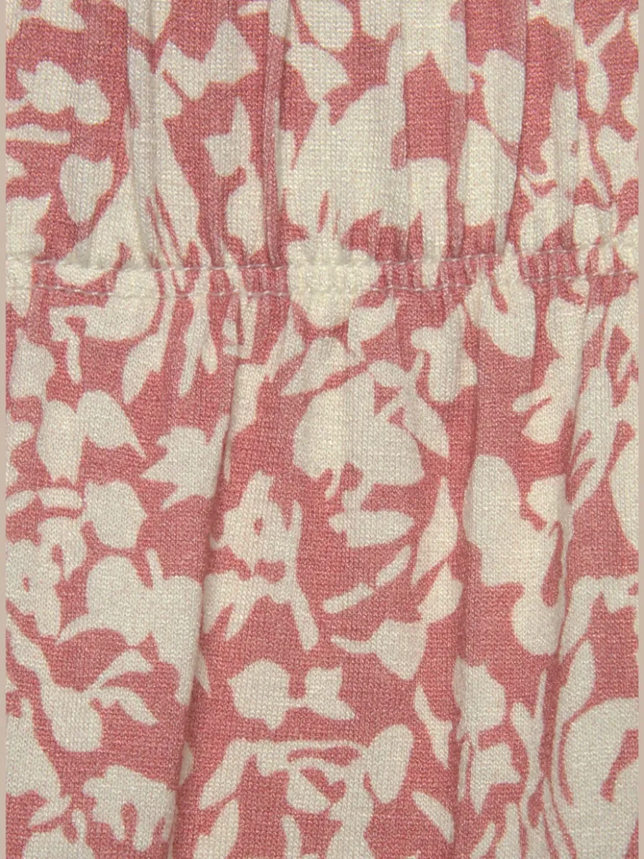 Jupe-culotte imprimée florale avec short intégré confortable