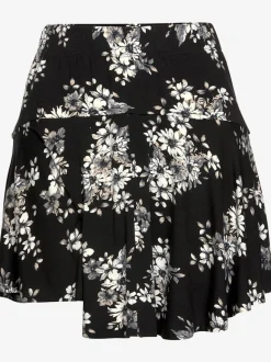 Jupe-culotte à motifs floraux avec ceinture élastique confortable