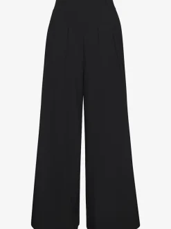 Jupe-culotte pantalon avec élastique et plis creux extra-larges
