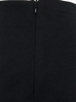 Jupe-culotte style skort avec effet cache-cœur décoratif