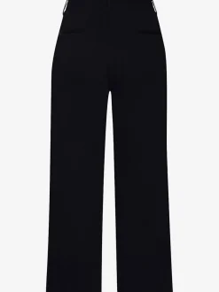 Jupe-culotte 7/8 taille haute à jambes droites et motifs graphiques