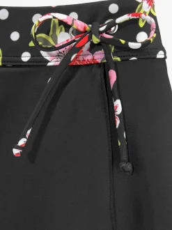 Jupe de plage avec bas de maillot intégré et motifs floraux