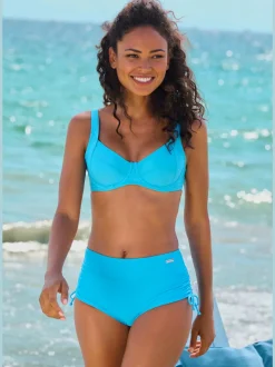 Jupe de plage réglable avec fronces en polyamide recyclé