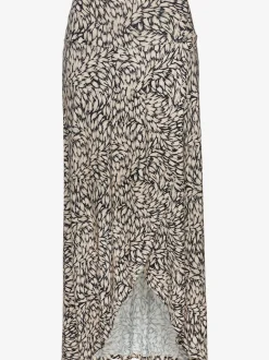 Jupe en jersey avec large ceinture et imprimé unique