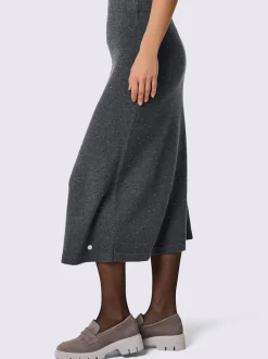 Jupe en tricot avec laine et cachemire
