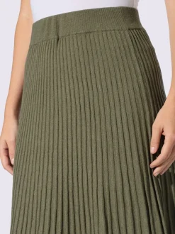 Jupe en tricot ceinture élastique confortable