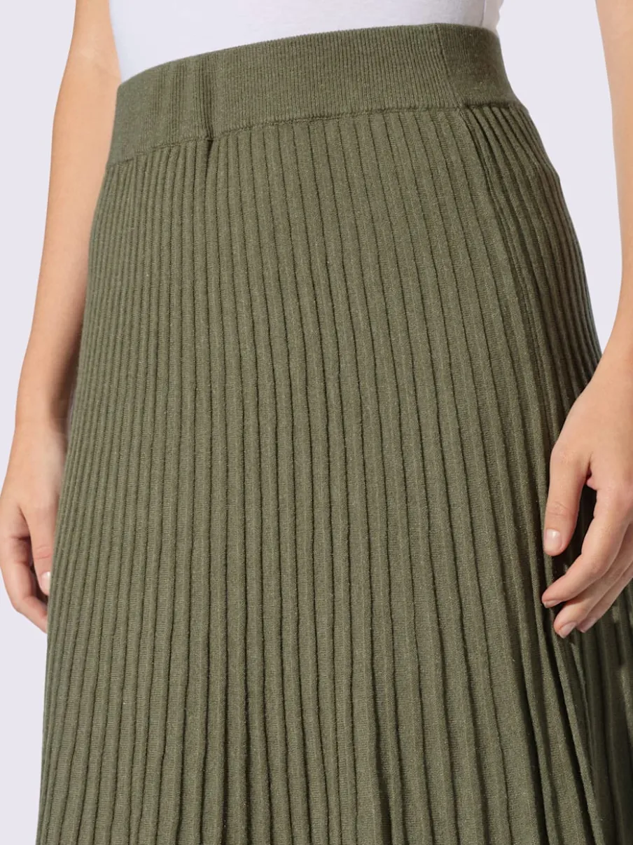 Jupe en tricot ceinture élastique confortable